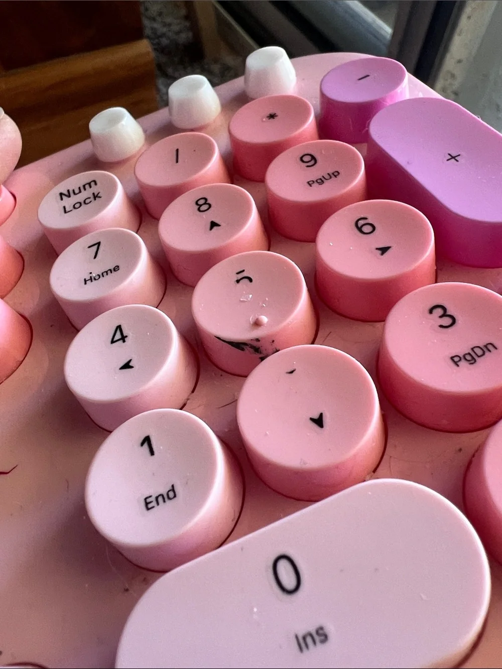 Mofii keyboard, pretty girly pink